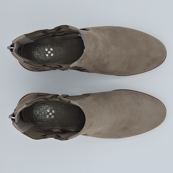 NIB VINCE CAMUTO Prestetta Bootie - Foxy True Suede, Taupe - Picture 6 of 16